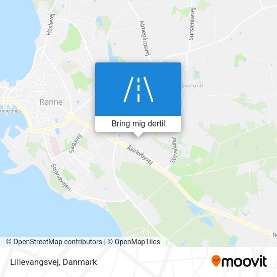 Lillevangsvej kort