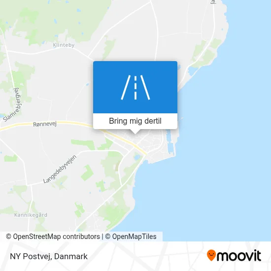 NY Postvej kort