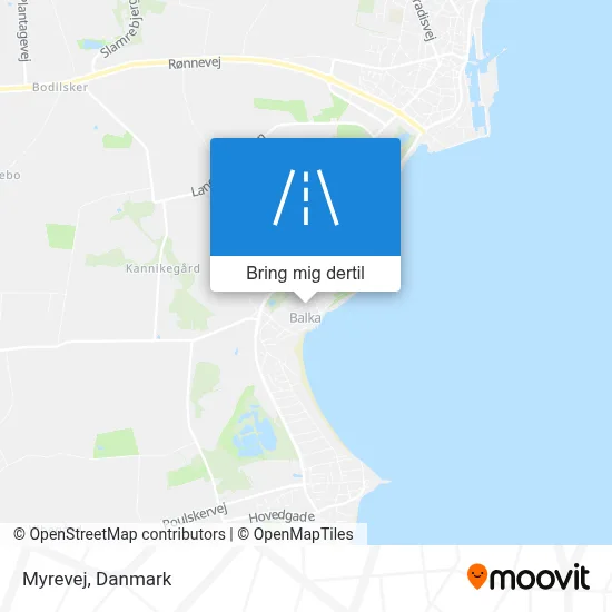 Myrevej kort