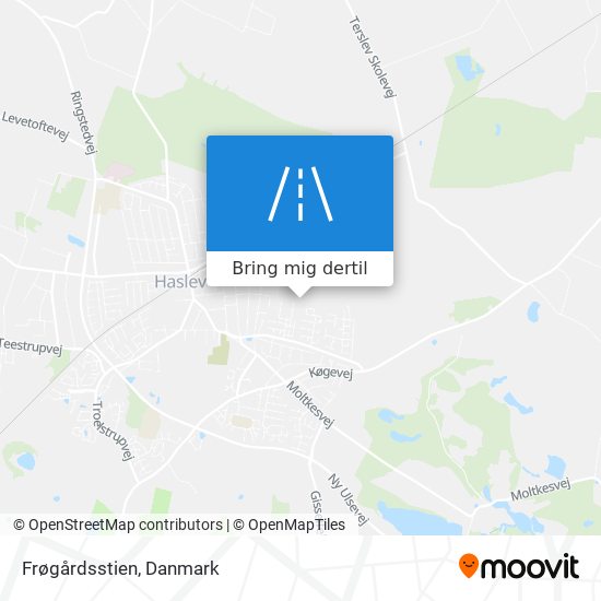 Frøgårdsstien kort