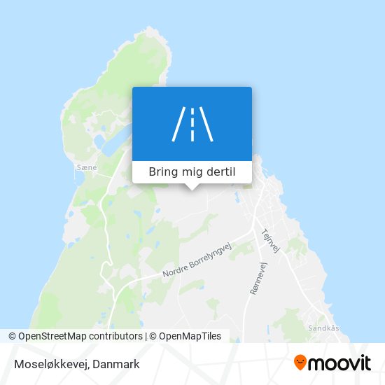 Moseløkkevej kort