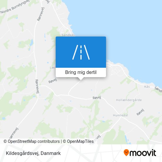 Kildesgårdsvej kort