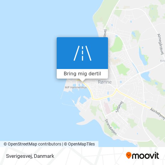 Sverigesvej kort