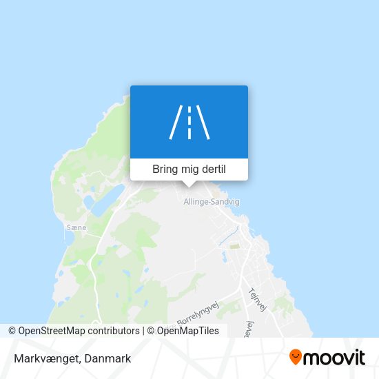 Markvænget kort