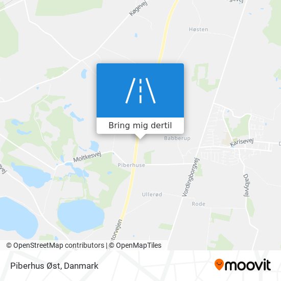 Piberhus Øst kort