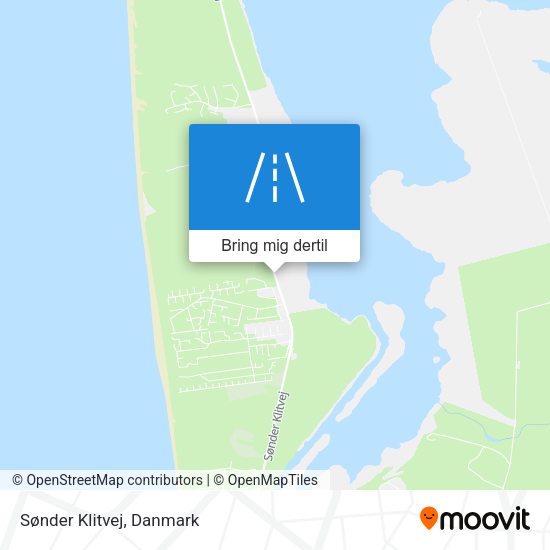 Sønder Klitvej kort