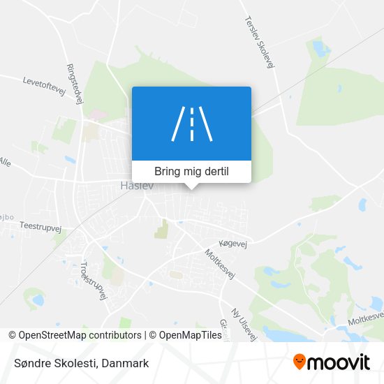 Søndre Skolesti kort