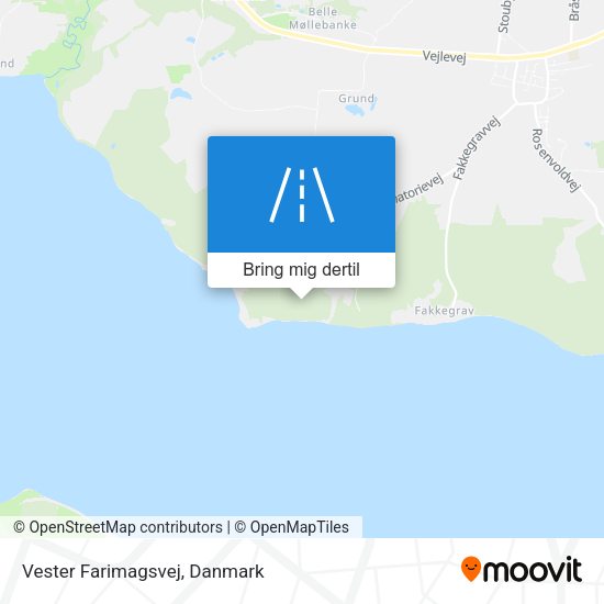 Vester Farimagsvej kort