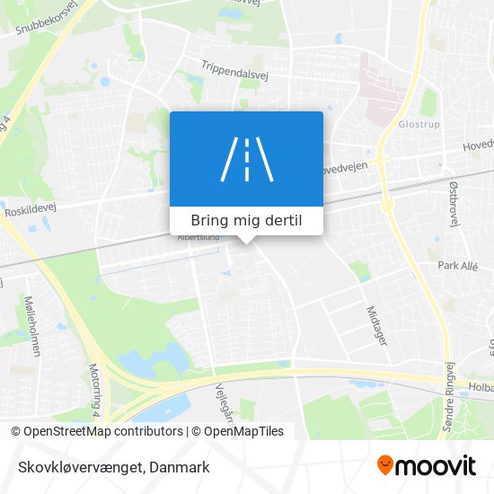 Skovkløvervænget kort