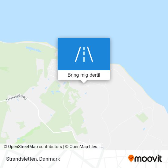 Strandsletten kort