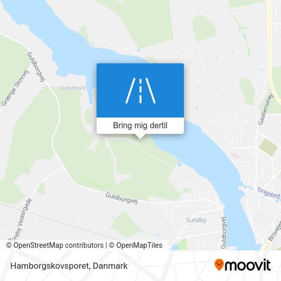 Hamborgskovsporet kort