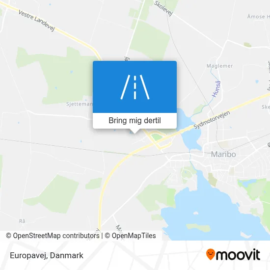Europavej kort