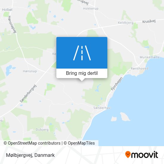 Mølbjergvej kort