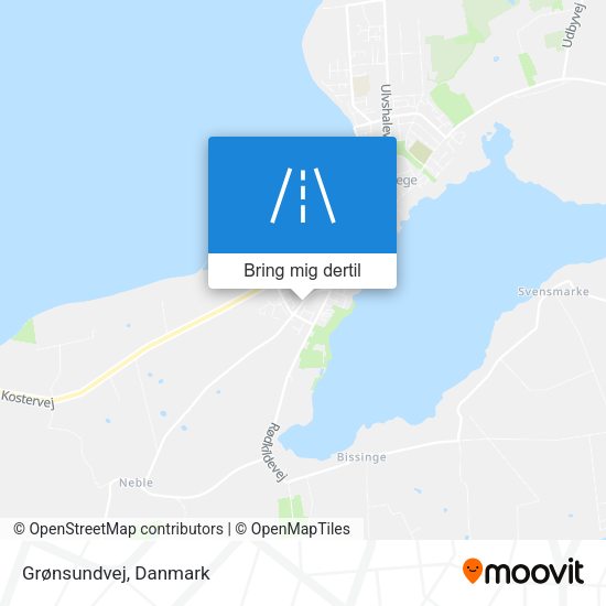 Grønsundvej kort