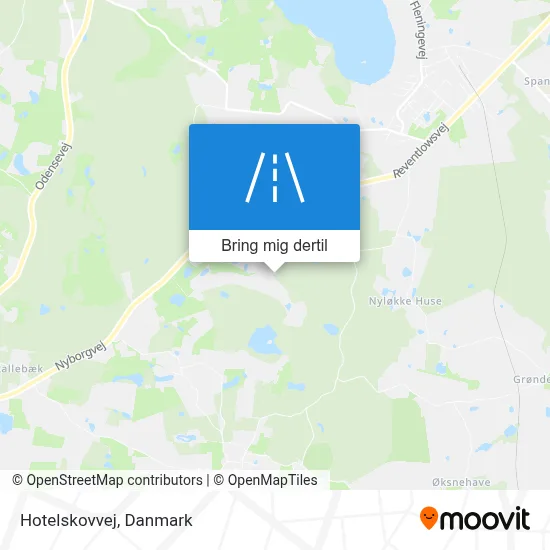 Hotelskovvej kort