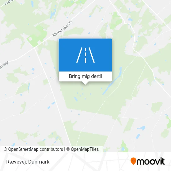 Rævevej kort