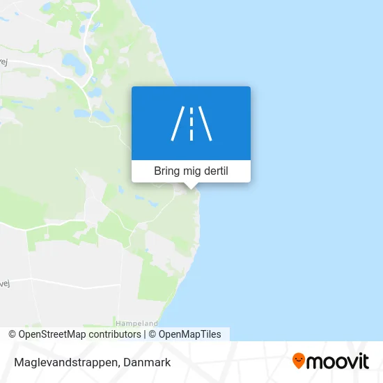 Maglevandstrappen kort