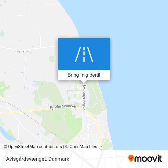 Avlsgårdsvænget kort
