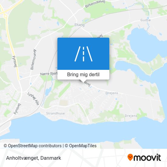 Anholtvænget kort