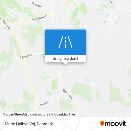 Marie Halbys Vej kort