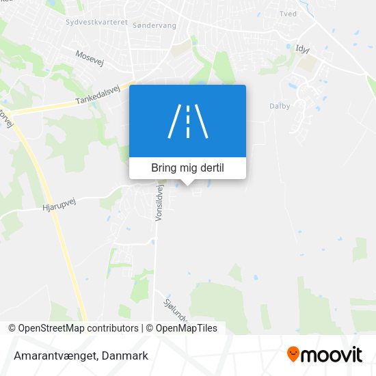 Amarantvænget kort