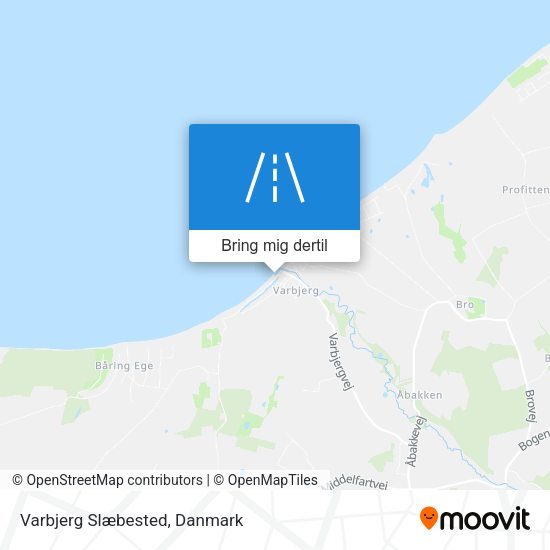 Varbjerg Slæbested kort