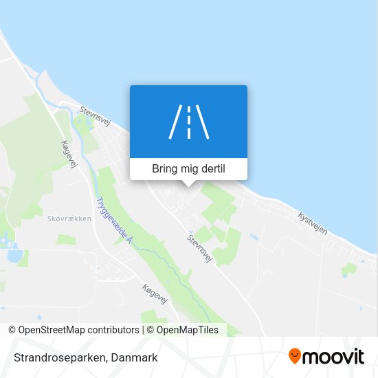 Strandroseparken kort