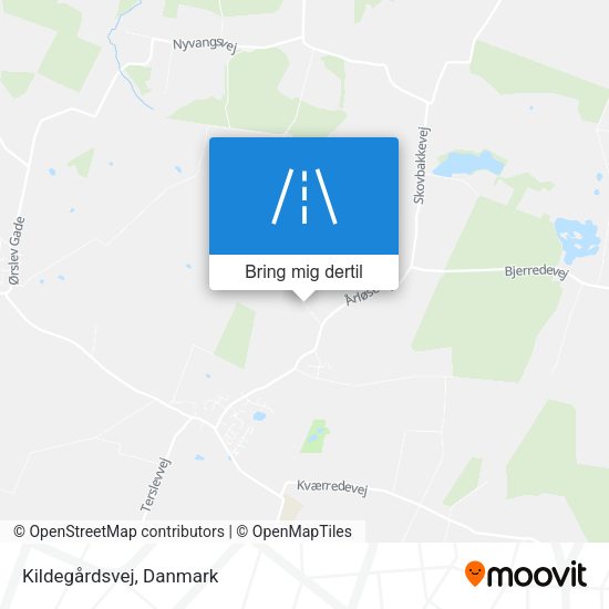 Kildegårdsvej kort