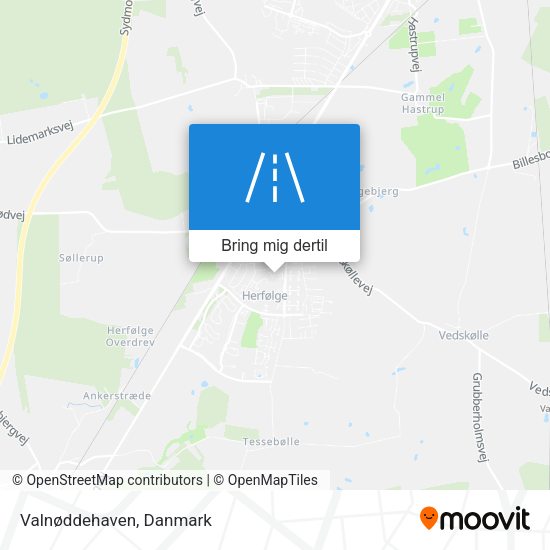 Valnøddehaven kort