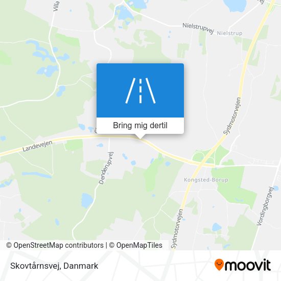 Skovtårnsvej kort