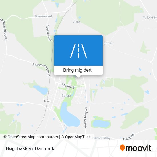 Høgebakken kort