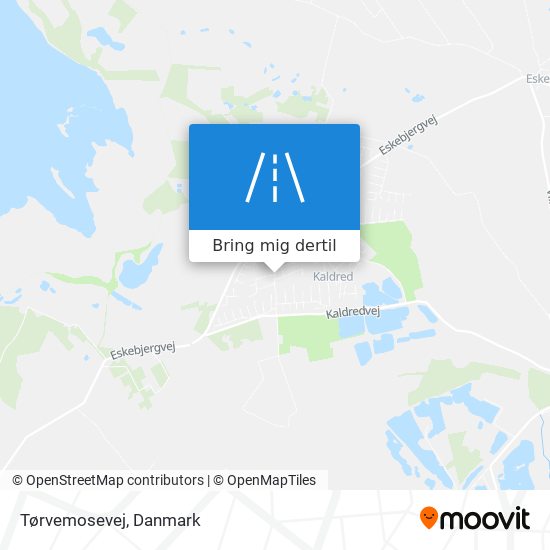 Tørvemosevej kort