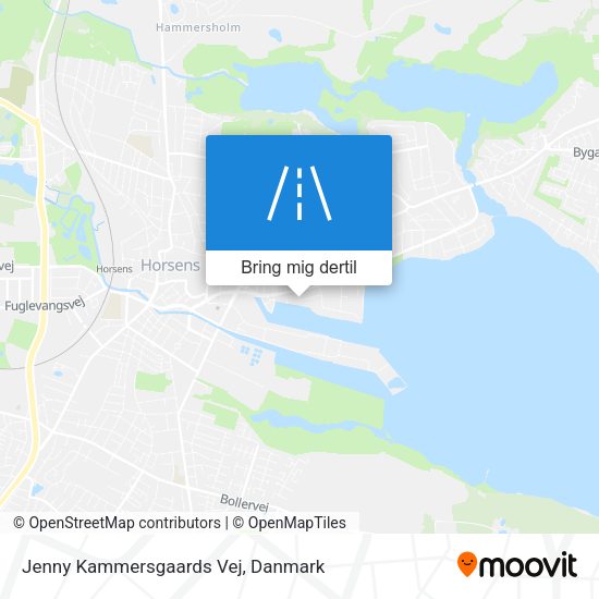 Jenny Kammersgaards Vej kort