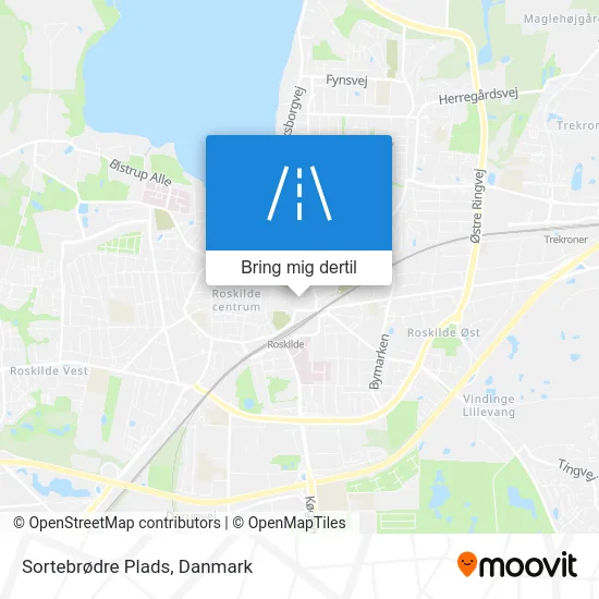 Sortebrødre Plads kort