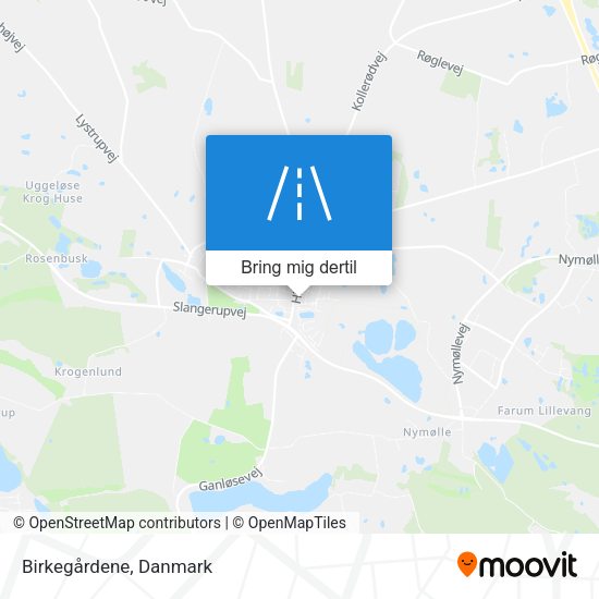 Birkegårdene kort