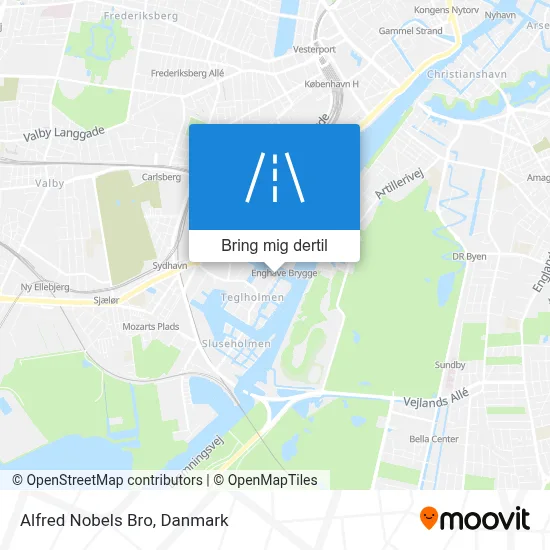 Alfred Nobels Bro kort