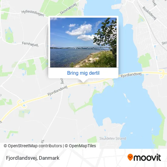 Fjordlandsvej kort