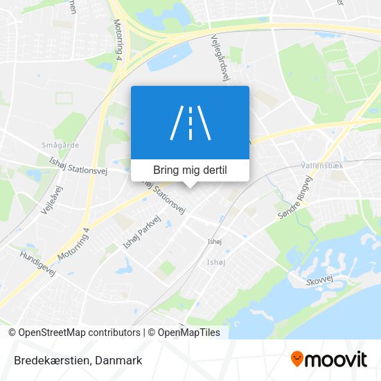 Bredekærstien kort