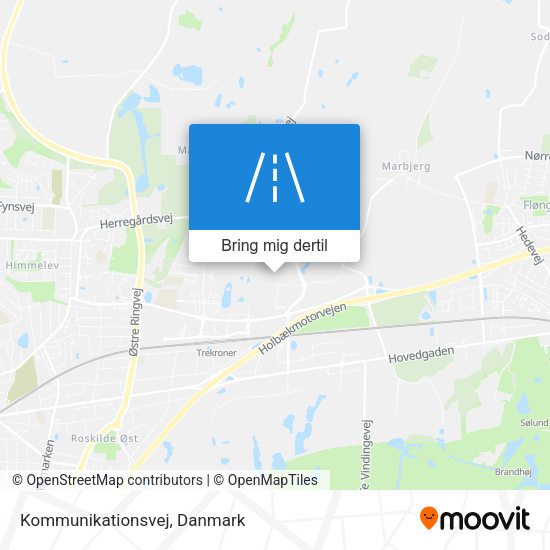 Kommunikationsvej kort
