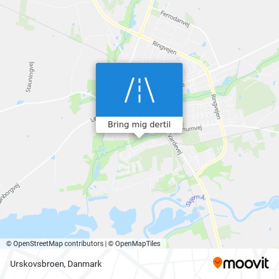 Urskovsbroen kort