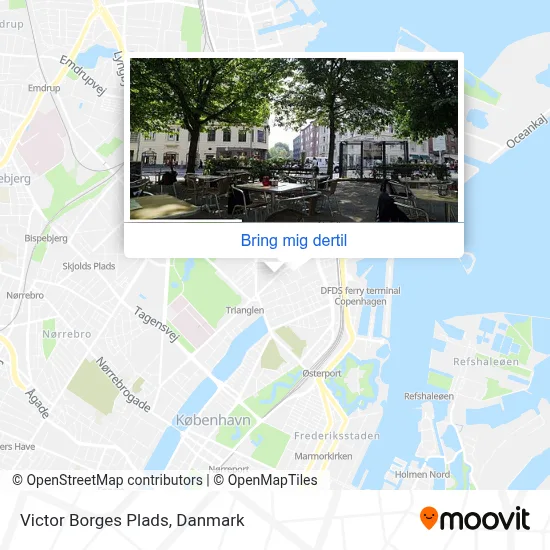 Victor Borges Plads kort