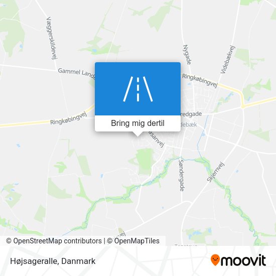Højsageralle kort