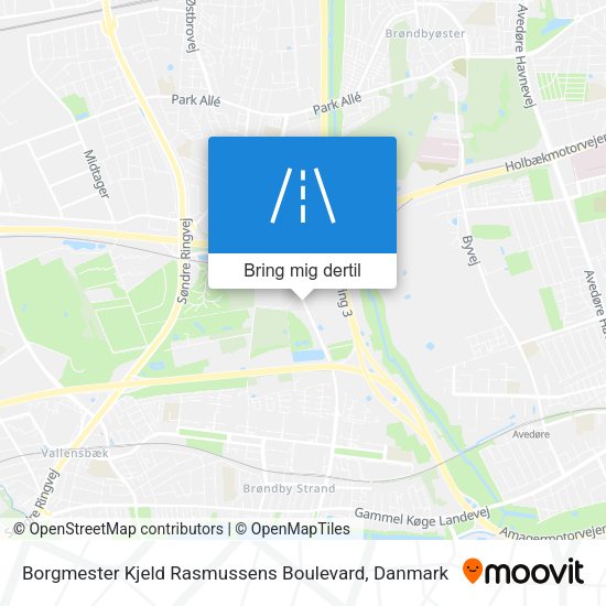 Borgmester Kjeld Rasmussens Boulevard kort