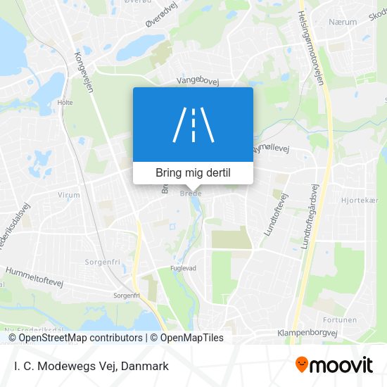 I. C. Modewegs Vej kort