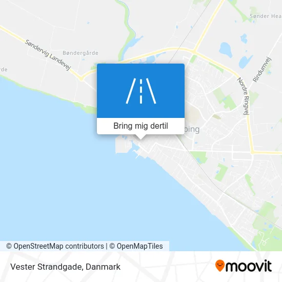 Vester Strandgade kort