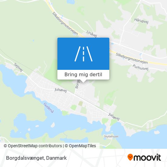 Borgdalsvænget kort