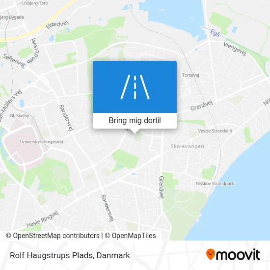 Rolf Haugstrups Plads kort