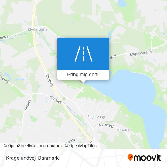 Kragelundvej kort