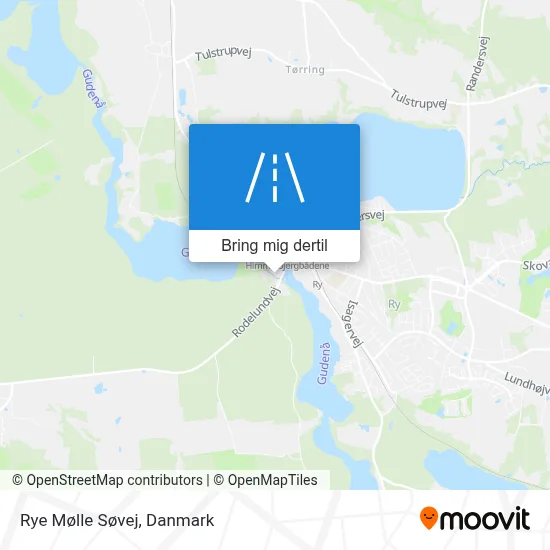 Rye Mølle Søvej kort