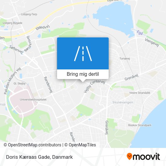 Doris Kæraas Gade kort